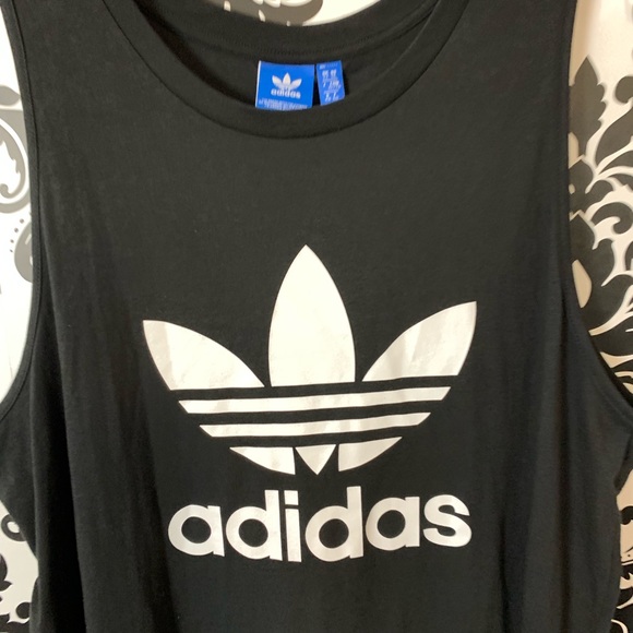 Adidas TRF Tank Dress Black Sleeveless - Picture 2 of 5